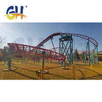 Manège familial conçu pour une expérience fluide sur rail dans les projets de parcs d'attractions commerciaux