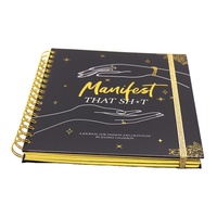 Carnets de notes créatifs avec logo personnalisé couverture rigide et étanche pour bloc-notes Constellation Carnet de notes planificateur heureux noir journal cadeau quotidien