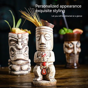 कस्टम लोगो विंटेज बालों वासोस टिकी कप रचनात्मक ज़ोम्बी कप हेलोवेन गिफ्ट बार पार्टी सिरेमिक कॉकटेल टिकी मग कप - Product Image 3