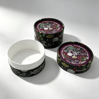 Tube en carton cylindrique personnalisé avec logo imprimé pour masque facial, crème, savon rond, emballage cosmétique pour soins de la peau