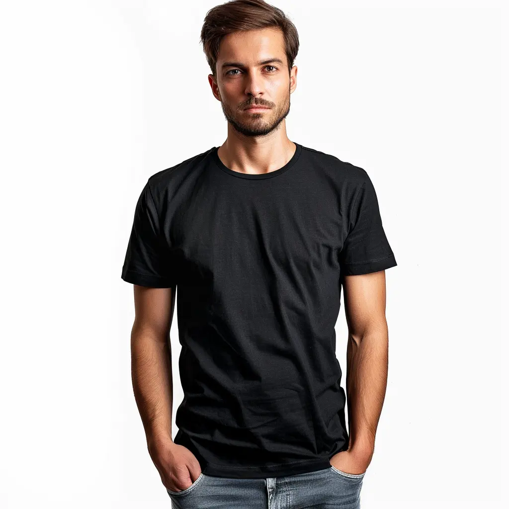 High quality custom screen printing t shirts 100% heavy cotton with custom logo