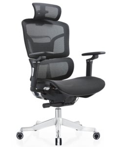 <span class=keywords><strong>Chaise</strong></span> <span class=keywords><strong>de</strong></span> <span class=keywords><strong>bureau</strong></span> <span class=keywords><strong>ergonomique</strong></span> moderne <span class=keywords><strong>de</strong></span> haute qualité avec dossier en maille, appui-tête réglable, soutien lombaire, design exécutif - Product Image 3