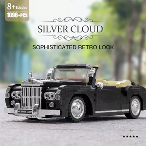 ตัวต่อ Mould King 10006 1096 ชิ้น ชุดรถยนต์ รุ่น 1964RR Silver <span class=keywords><strong>Cloud</strong></span> Sedan ของเล่นตัวต่อแบบเทคนิค ของเล่นเสริมพัฒนาการ ของขวัญเทศกาล - Product Image 5