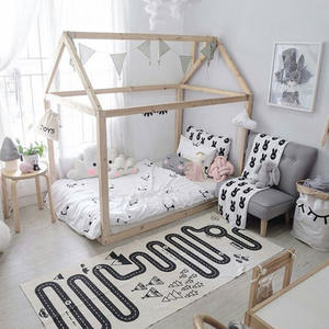 Sac de rangement pour jouets des enfants, <span class=keywords><strong>tapis</strong></span> de <span class=keywords><strong>jeu</strong></span> à motif de <span class=keywords><strong>route</strong></span>, <span class=keywords><strong>tapis</strong></span> de toile pour piste de voiture Portable, <span class=keywords><strong>tapis</strong></span> de jeux de course rond pour bébé - Product Image 3