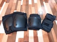 6 pièces de protections pour adultes (genouillères, coudières, protège-poignets) pour Skateboard, Roller, Patinage sur glace, BMX, Vélo, Sport, Course de vitesse en ligne et Cyclisme