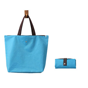 Op Maat Gemaakte Logo Ontwerp Waterdichte Oxford Doek Boodschappentassen Draagbare Opvouwbare Mode Handtassen Voor Vrouwen - Product Image 4