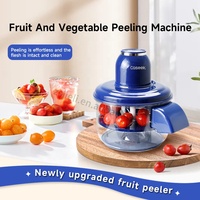 Kleine automatische elektrische knoflook- en fruitenschiller met PC-plastic, oplaadbaar voor huishoudelijk gebruik