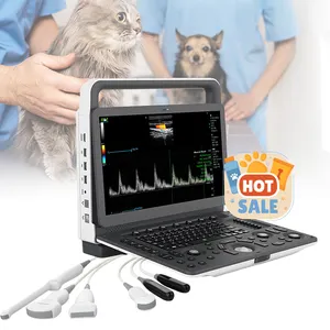 En iyi fiyat CW, TDI , PDI el taşınabilir Ultrasonido 3D 4D veteriner Doppler ultrason makinesi