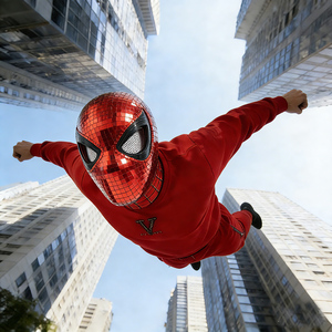 Máscara de Cabeza de Spider-Man con Acabado de Espejo, Casco de Cosplay Reflectante Disco para Fiesta de Halloween, Festival de Cosplay - Product Image 2