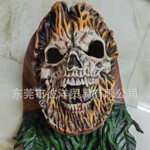 Máscara de Calabaza de Látex para Halloween, Disfraz Aterrador, Accesorio para Cosplay y Fiestas, Talla Única - Product Image 3
