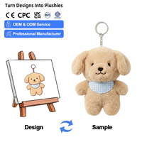 Mini porte-clés personnalisés en peluche en forme de mouton, fabricants de jouets en peluche, conception personnalisée en gros, porte-clés en peluche sur mesure