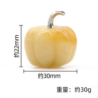 2024 niños decoraciones de Halloween al aire libre figurita tallada de piedras preciosas brillantes cristal calabaza curación Mesa Dec ornamento