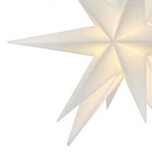 Estrella de Navidad, 1 LED blanco cálido, con transformador, diámetro 120 (9019636185) - Product Image 5