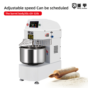 Mélangeur à spirale commercial 20L, petit mélangeur à spirale <span class=keywords><strong>pour</strong></span> <span class=keywords><strong>pain</strong></span> et pizza - Product Image 1