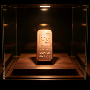 5 Ounce <b>Copper</b> Bullion Bar <b>Coin</b> Buffalo Plate <b>Coin</b> <b>Copper</b> Bar Custom Processing <b>Copper</b> Bullion bar - Product Image 1