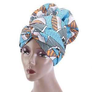 Foulard double couche Ankara unisexe avec bande à nouer, ajustable pour usage quotidien - Product Image 3
