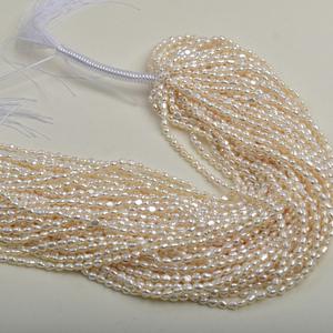 Collar de Perlas de Agua Dulce Barrocas Pequeñas Irregulares, Nuevas, de 4-4.5 mm, Semiterminadas, para DIY, Perlas Sueltas Naturales de Agua Dulce - Product Image 4