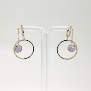 Personalizado de las mujeres de la <span class=keywords><strong>moda</strong></span> de la joyería chapado en oro grande, pendientes para boda <span class=keywords><strong>fiesta</strong></span> - Product Image 1