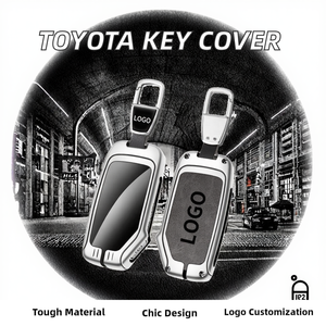 Chaîne d'approvisionnement mondiale pour la coque de clé de voiture CM Toyota Chr en alliage de zinc, porte-clés 2018-2019, style professionnel, prix de gros, logo personnalisé - Product Image 2