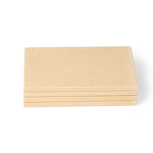 <span class=keywords><strong>Set</strong></span> di Pietre per <span class=keywords><strong>Pizza</strong></span> in Ceramica Ecologica per BBQ e <span class=keywords><strong>Cottura</strong></span>, Utensili da Forno Rettangolari con Manico in Legno e Taglierina - Product Image 2