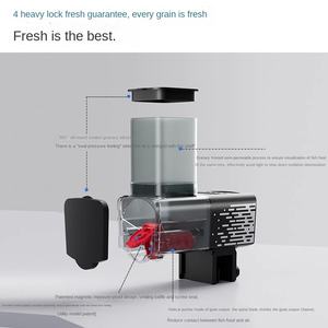 Alimentador Automático de Peixes Inteligente e Ecológico 220V 5W, Dispositivo Plástico para Koi, Peixes Dourados e Tartarugas - Product Image 2