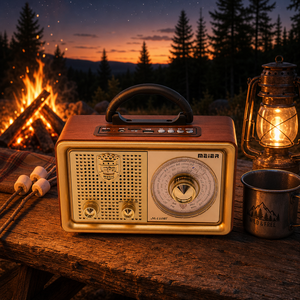 Radio Portátil Retro OEM de Fábrica con Certificación CE, Recargable, AM FM, Onda Corta, Alimentación USB, Plástico ABS, Paquete Personalizado, Venta al Por Mayor - Product Image 3
