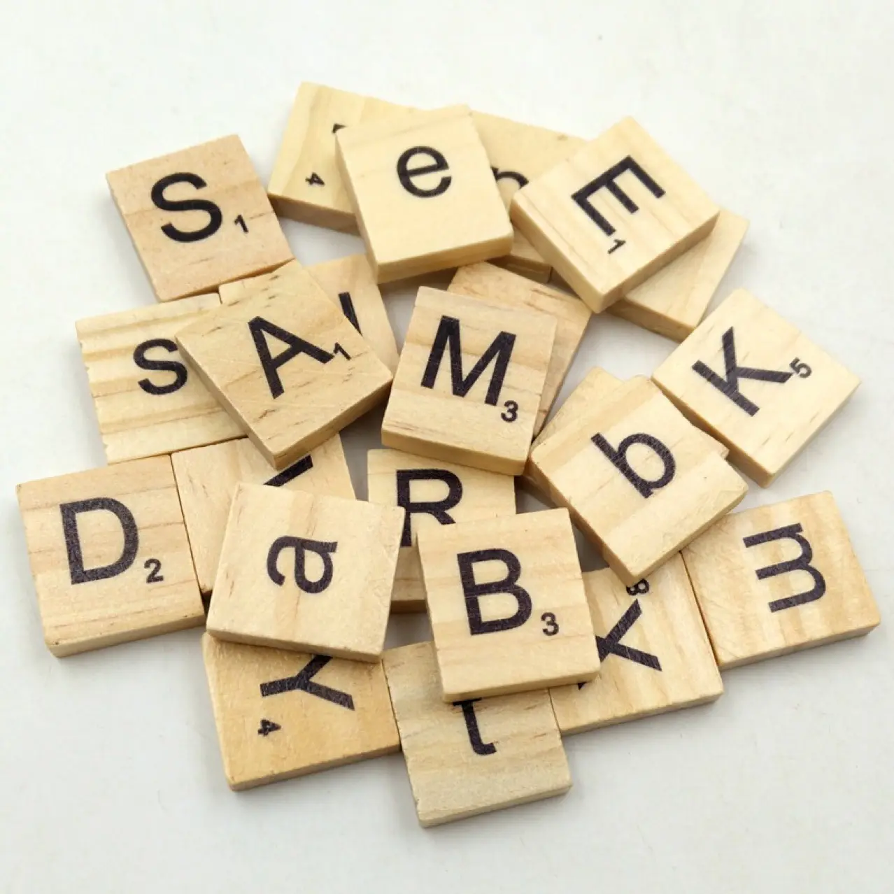 HOT SALES CUSTOM WOODEN ALPHABET SCRABBLES BLOCKS BILDUNGS SPIELZEUG FÜR KINDER KINDER SPIELZEUG