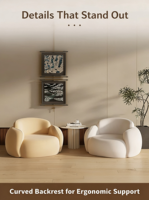 Canapé simple de style crème pour salon, mobilier de loisirs, combinaison table de réception/négociation pour balcon, ensemble de canapés pour hall d'hôtel