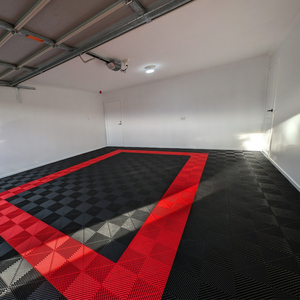 Modular <b>Rubber</b> Heavy Duty Interlocking PVC Garage Floor Tiles Plastic Industrial <b>for</b> Warehouse Plastic Flooring <b>Mats</b> - Product Image 4