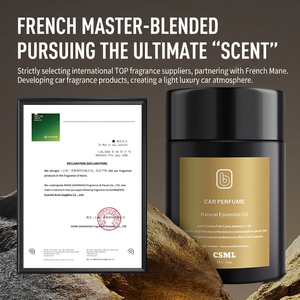 Diffuseur d'air de voiture moderne en plastique, parfum aux huiles essentielles naturelles 200g, fixation sur grille d'aération, sans électricité, évaporation naturelle - Product Image 4