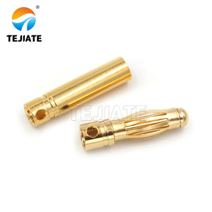 Conector Banana de 4.0mm con Contacto de Cobre Chapado en Oro, 55A, Tipo Bala para Motor ESC, Conexión Macho-Hembra Tipo <span class=keywords><strong>RCA</strong></span> de 7u - Product Image 3