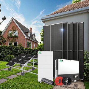 Système solaire hybride 5 kW pour usage domestique, ensemble complet, onduleur photovoltaïque thermique, batterie au lithium 10 kW, système solaire hybride résidentiel - Product Image 1