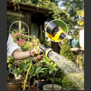 OEM Car Washing Water Gun Plastic &amp; Rubber Household Watering Flowers Vegetables Garden Hose Shower Sprinkler Water <strong>Spray</strong> <strong>Set</strong> - Product Image 3