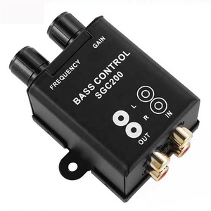 55x50x40mm negro coche camión autobús Subwoofer bajo control remoto de volumen perilla regulador RCA nivel ecualizador de frecuencia <span class=keywords><strong>1</strong></span> año de garantía - Product Image 2