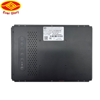 Haute luminosité 10.1 pouces avant IP65 étanche EETI capacitif 10 points de contact moniteur tactile à cadre ouvert