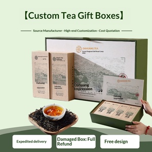 Cajas de Regalo de Té Mini Personalizadas: Muestras Auténticas de Rock Wuyi y Dancong en Estuches Portátiles Estilo Cigarro - Product Image 3