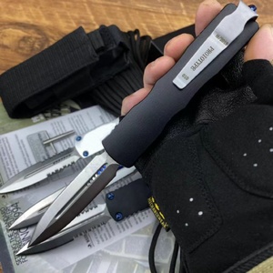 Navaja de Bolsillo Micro Tech Dragon Slayer, Alta Calidad, EDC, Acero Inoxidable, Personalizable, OEM, Empuñadura de Aluminio y Goma, Uso Industrial - Product Image 4