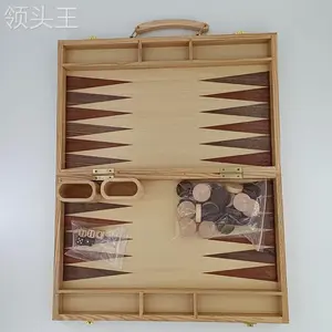 Backgammon Ban Trò Chơi Thiết Lập Gấp Du Lịch Di Động Trò Chơi Thiết Lập Với Gỗ Chơi Mảnh Xách Tay