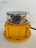 Luces LED para Helipuertos Ahorradoras de Energía e Impermeables, Baliza Blanca para Helipuertos con Larga Vida Útil y Excelente Rendimiento