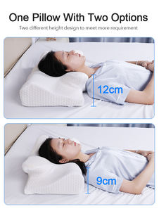 पीठ गर्दन और कंधे के लिए आकार की मेमोरी फोम तकिया को तितली कर्षण बैकरेस्ट के लिए दर्द भरी स्मृति कपास से राहत मिलती है - Product Image 6