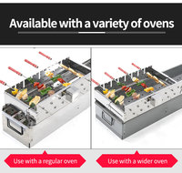 Barbecue électrique rotatif portable à 15 brochettes, moteur 5V DC compatible avec alimentation par batterie externe, idéal pour la terrasse, la maison et la restauration