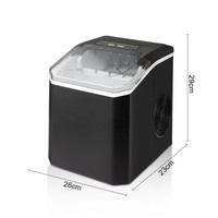 Machine à glaçons automatique rapide et autonettoyante pour comptoir, production 24h/24, vente en gros