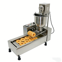 Machine à mini-beignets // Machine à beignets à haute productivité entièrement automatique pour la fabrication de beignets, de gâteaux et de pains, avec fonction de friteuse
