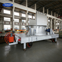 Chariot de transfert automatique robuste pour cuves, résistant aux hautes températures, monté sur rail, en acier de fonderie, garantie 1 an, 50 unités