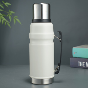2024 <span class=keywords><strong>1000ml</strong></span> Botellas de vaso de agua de boca ancha al vacío clásicas Hervidor de acero inoxidable 18/8 para deportes al aire libre - Product Image 3