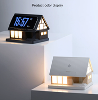 Lampe de chevet moderne à chargement sans fil et commande tactile pour chambre à coucher, petite lampe de table LED de luxe avec machine à bruit blanc et lumière blanc chaud