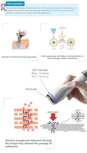 Dispositivo de belleza portátil de electroporación para uso doméstico, para lifting facial, reafirmación y antienvejecimiento. - Product Image 2