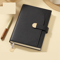 Carnet de notes minimaliste haut de gamme PQ Business, journal personnalisé vintage à couverture rigide, promotionnel, en cuir lisse, écologique, en tissu