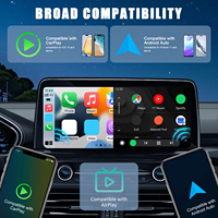 Adaptador Inalámbrico para Espejo Retrovisor con CarPlay y Android Auto, WiFi 2.4/5GHz, Bluetooth 5.0, USB, Pantalla Adaptativa para Compatibilidad Universal