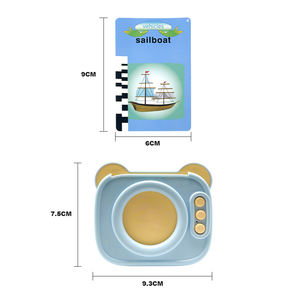 Personnalisable Enfants Flash Carte Jouet <span class=keywords><strong>Bilingue</strong></span> Parler ABS Matériel Mot Apprentissage Histoire Écoute Préscolaire <span class=keywords><strong>Montessori</strong></span> - Product Image 1